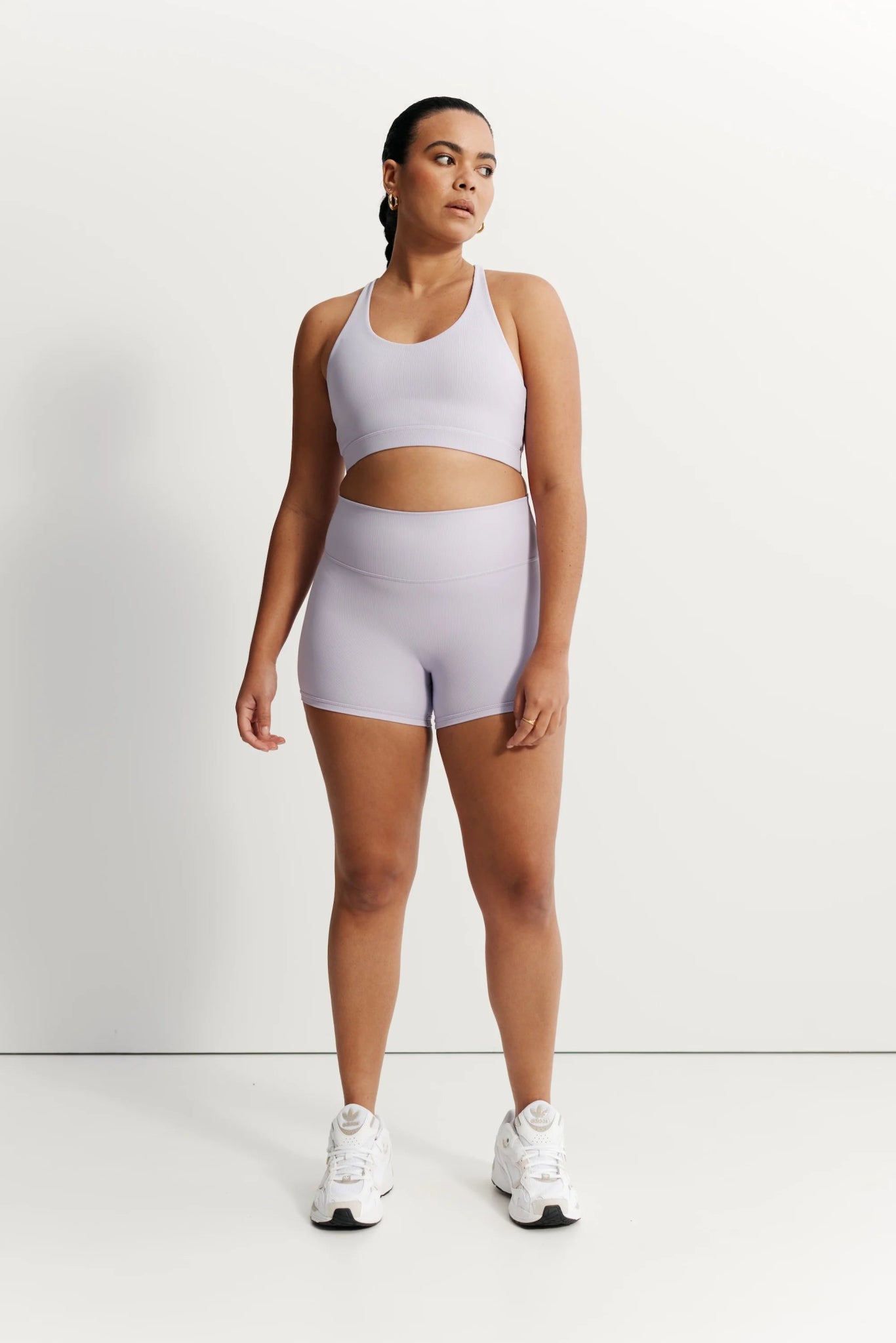 Eco Rib 4" Bike Shorts (Lilac) - All Fenix