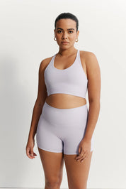 Eco Rib 4" Bike Shorts (Lilac) - All Fenix