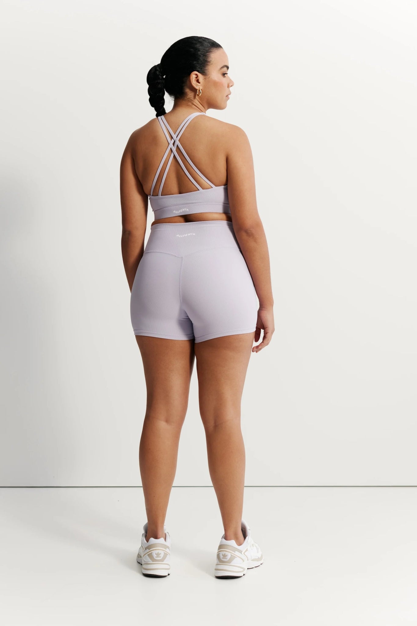 Eco Rib 4" Bike Shorts (Lilac) - All Fenix