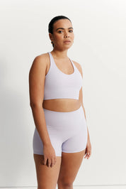 Eco Rib 4" Bike Shorts (Lilac) - All Fenix