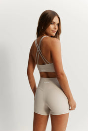 Eco Rib 4" Bike Shorts (Stone) - All Fenix