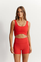 Eco Rib Contour Sports Bra (Watermelon) - All Fenix