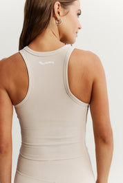 Eco Rib Racer Crop (Stone) - All Fenix