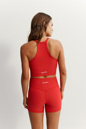 Eco Rib Strap Racer Crop (Watermelon) - All Fenix