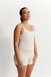 Eco Rib Strappy Crop (Stone) - All Fenix