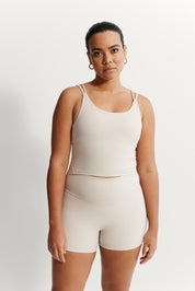 Eco Rib Strappy Crop (Stone) - All Fenix