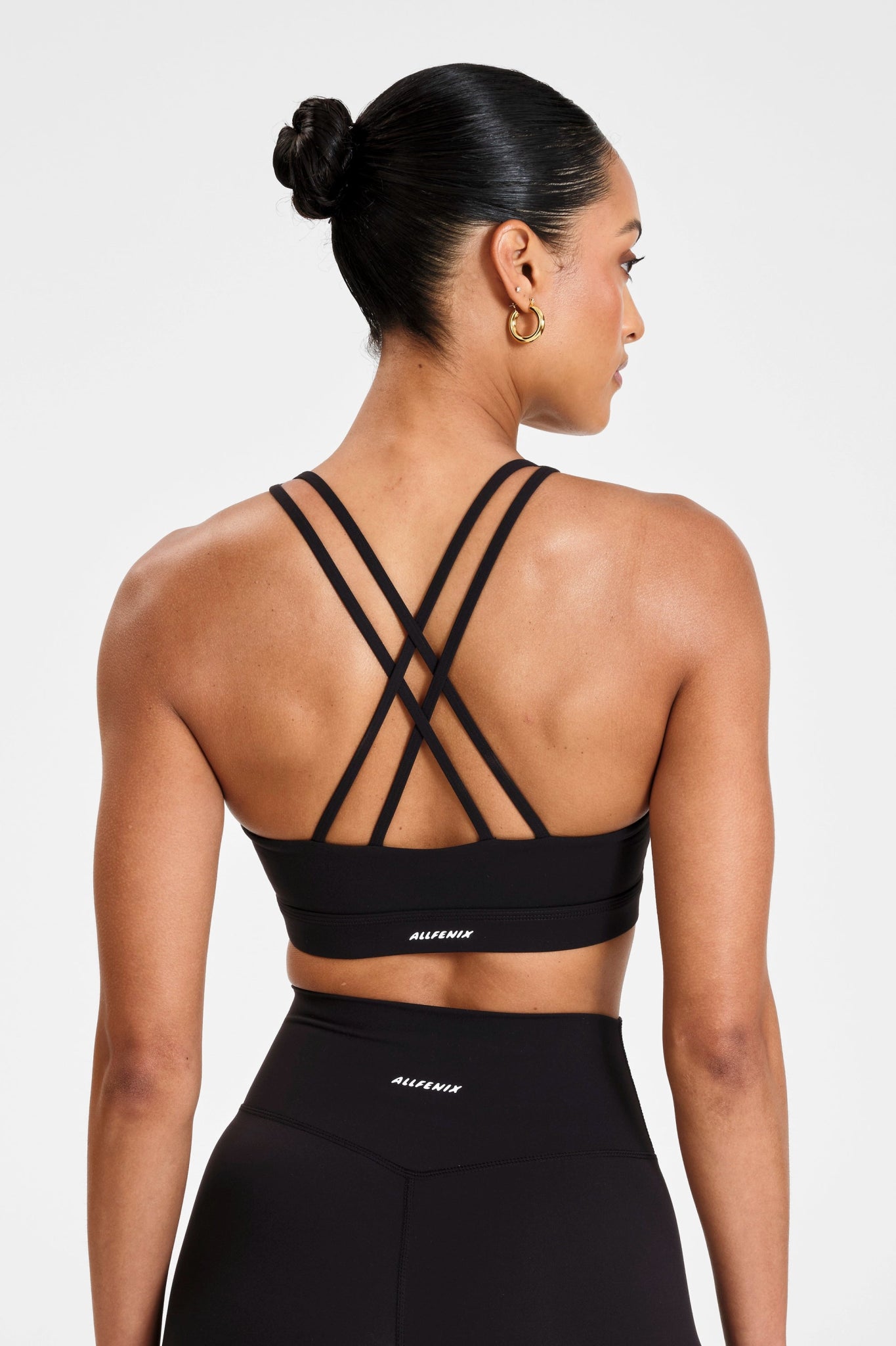 EcoSculpt Cross Back Sports Bra - All Fenix