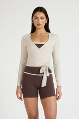 ALLFENIX CloudCore Lite Long Sleeve Wrap Top