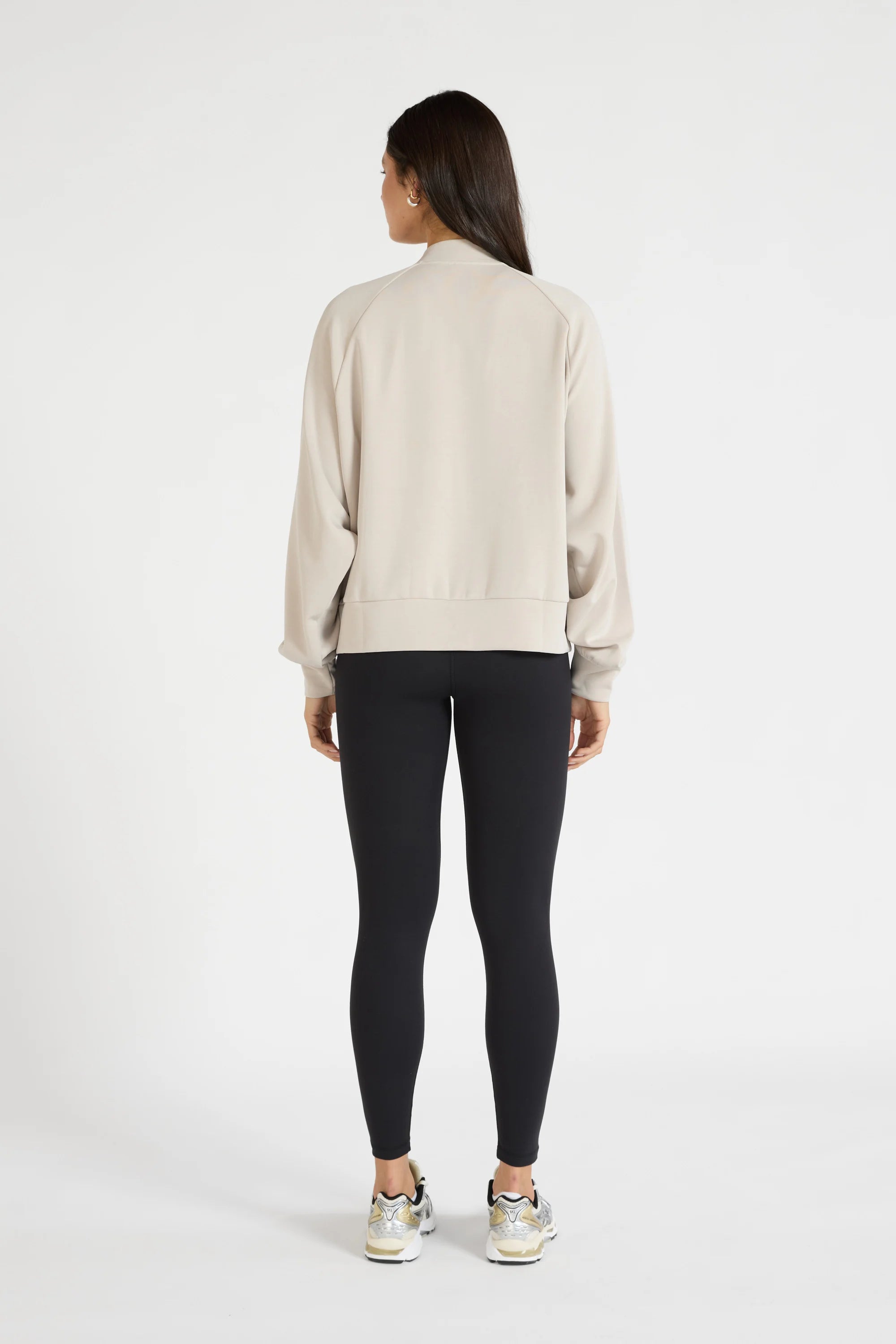 Soft Luxury Bomber Jacket - Stone