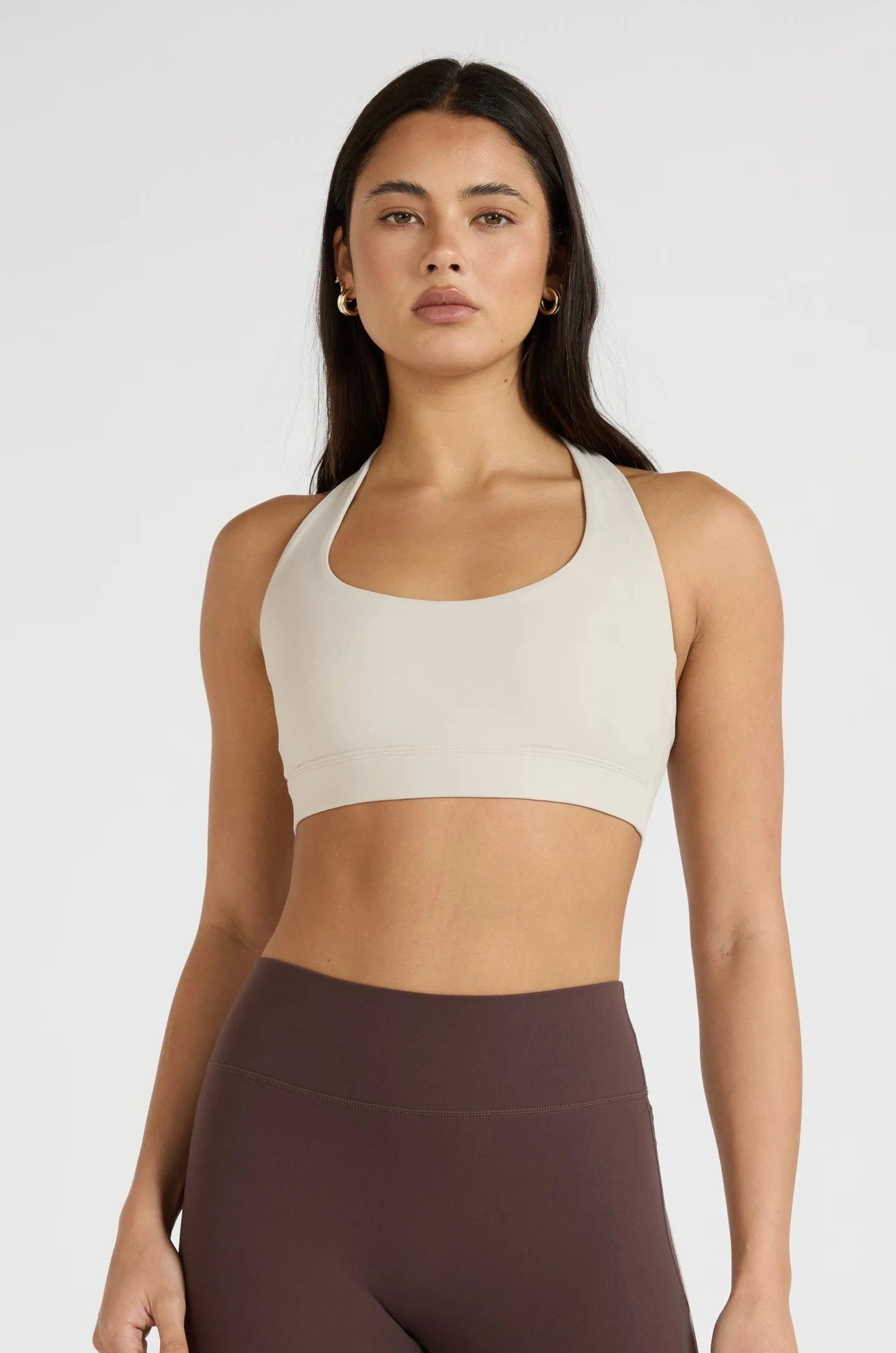 ALLFENIX CloudCore™ Halter Sports Bra - Stone
