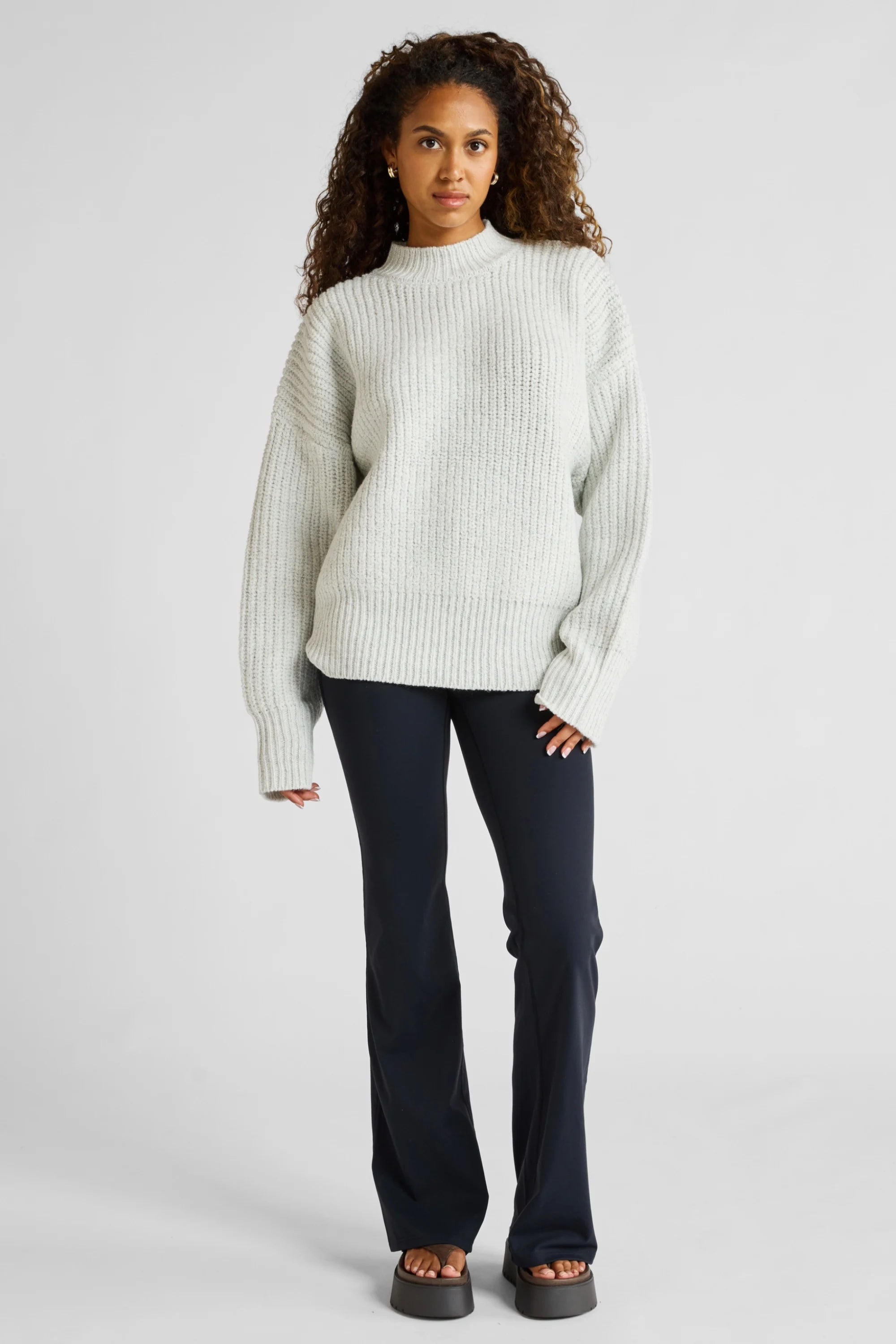 Funnel Neck Knit