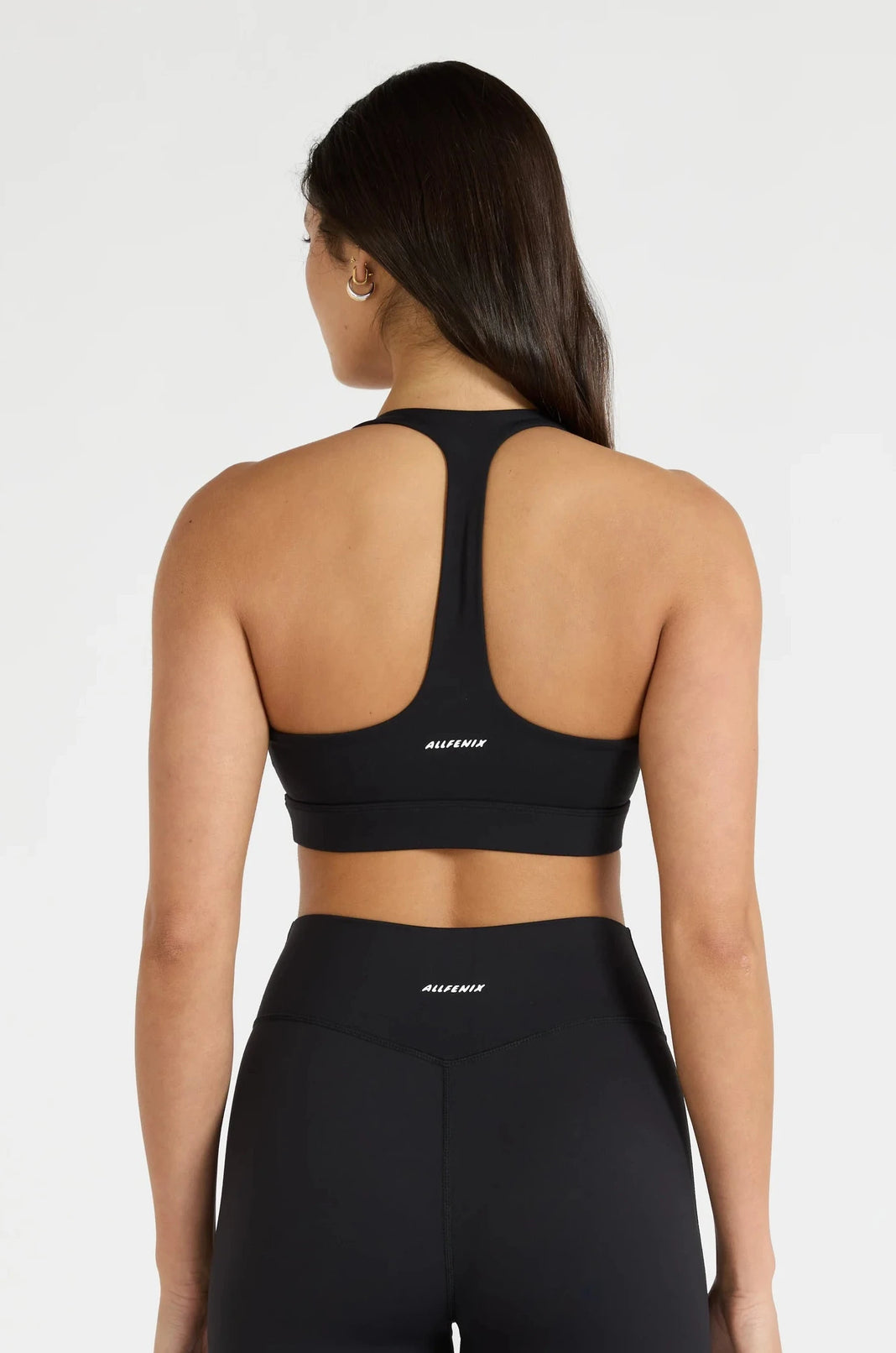 ALLFENIX CloudCore™ Deep V-Neck Sports Bra - Black