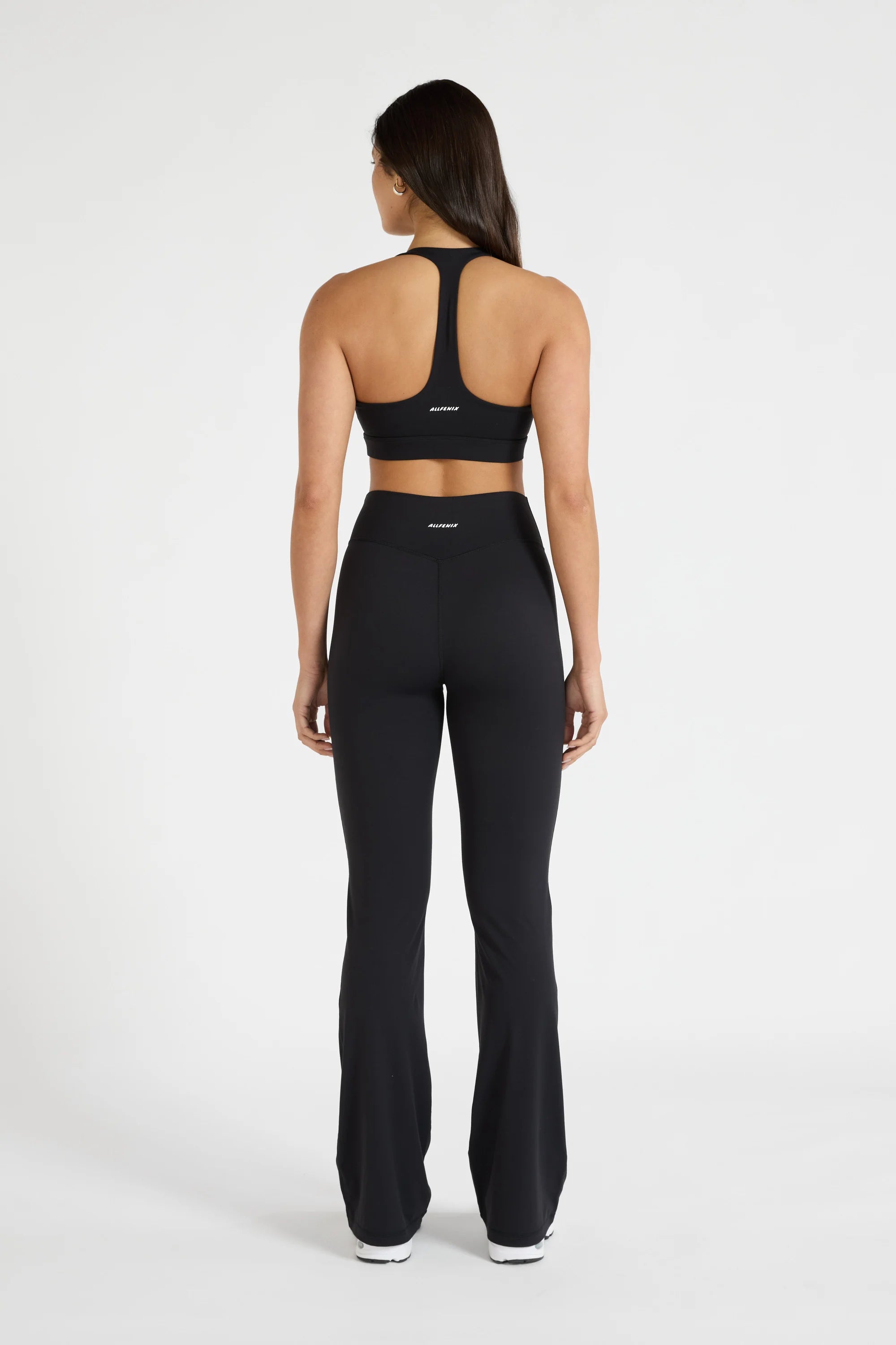 ALLFENIX CloudCore™ Deep V-Neck Sports Bra - Black