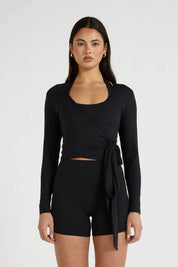 ALLFENIX CloudCore Lite Long Sleeve Wrap Top