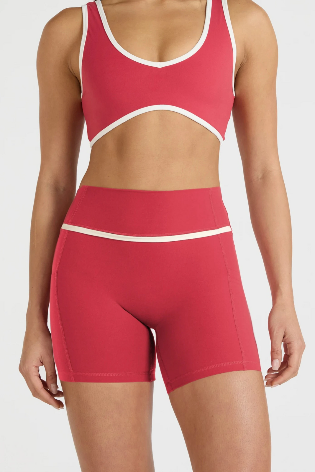 ALLFENIX CloudCore™ Contrast 5" Pocket Bike Short - Berry