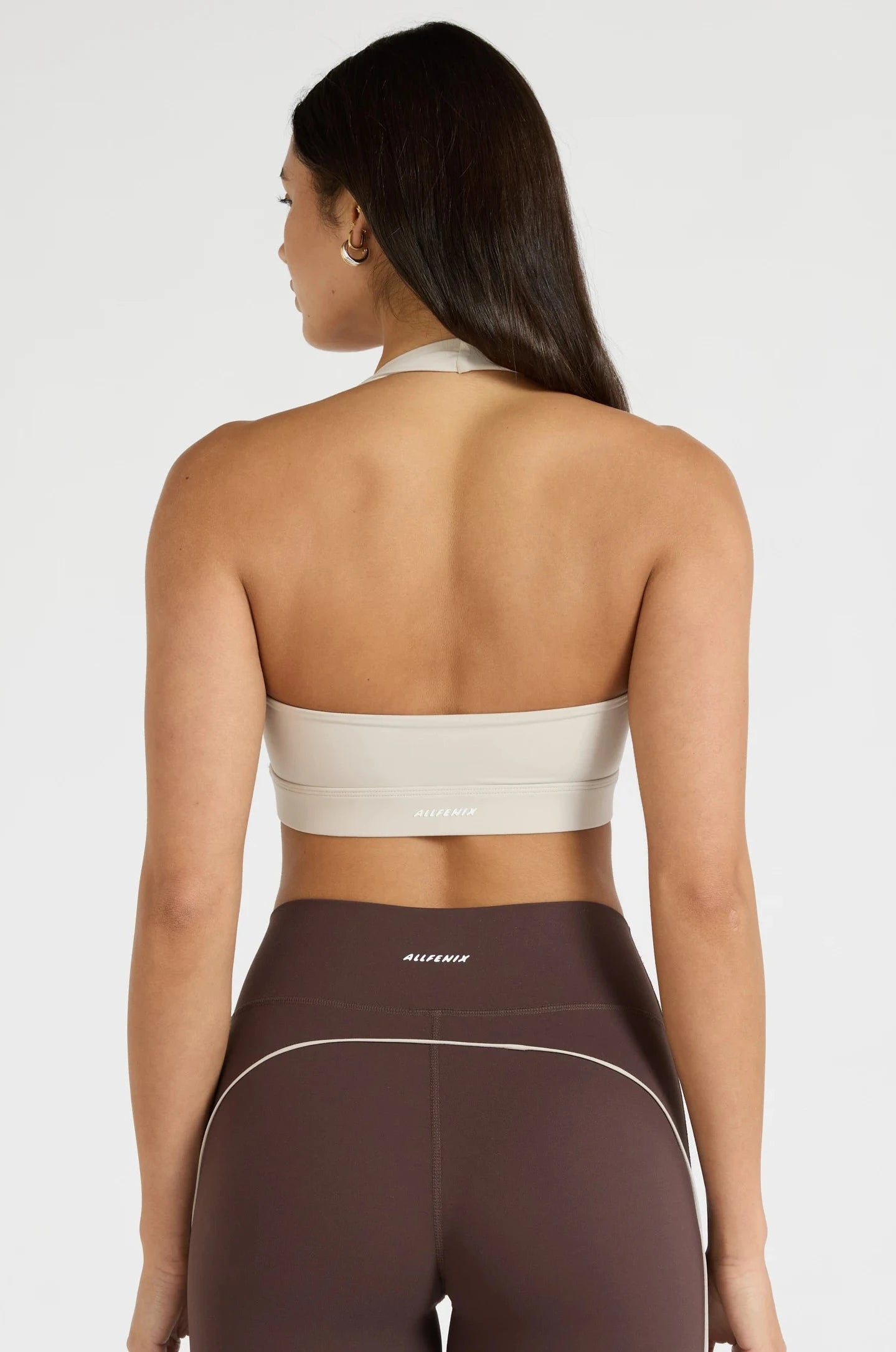 ALLFENIX CloudCore™ Halter Sports Bra - Stone