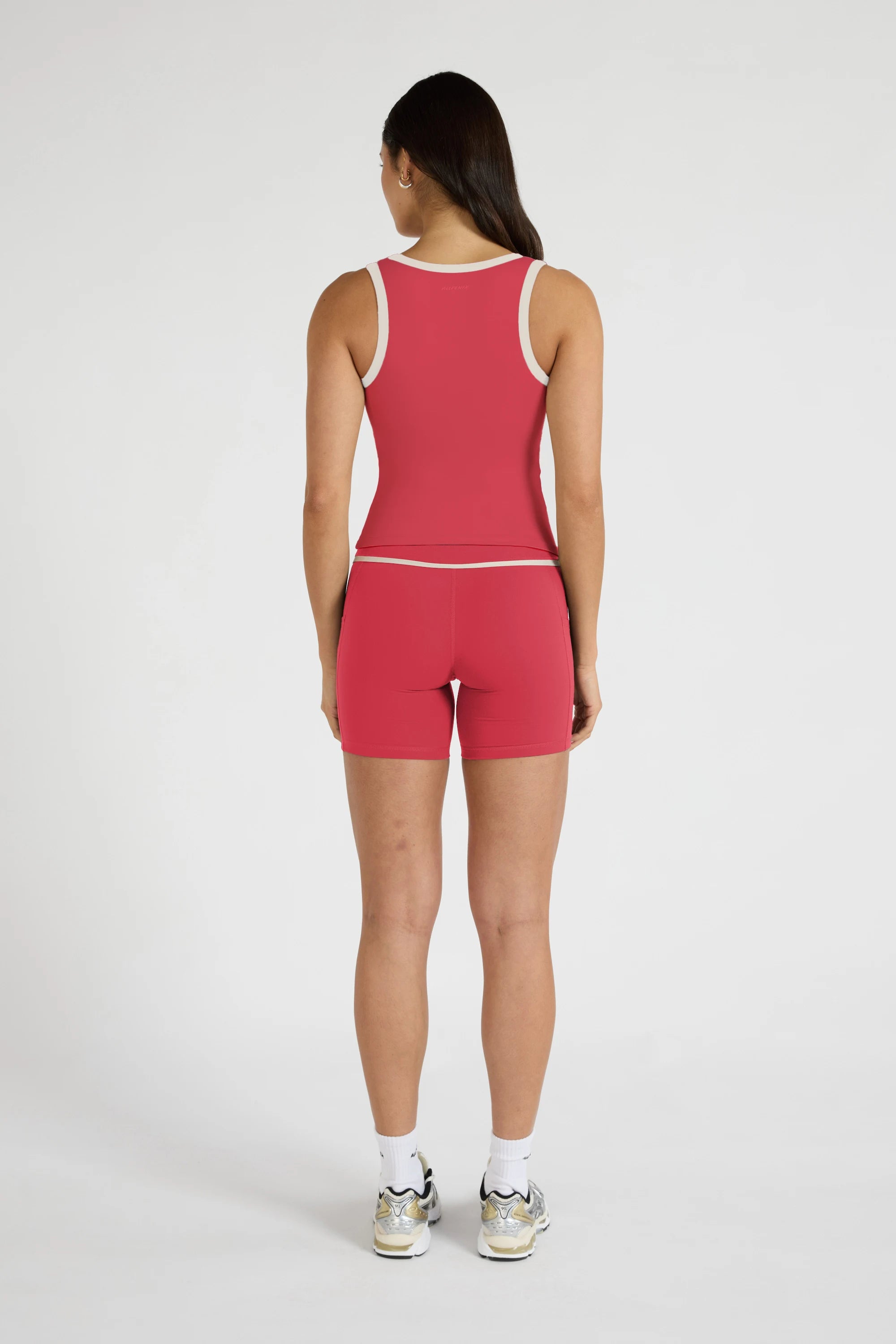 ALLFENIX CloudCore™ Contrast Bind Racer Tank - Berry