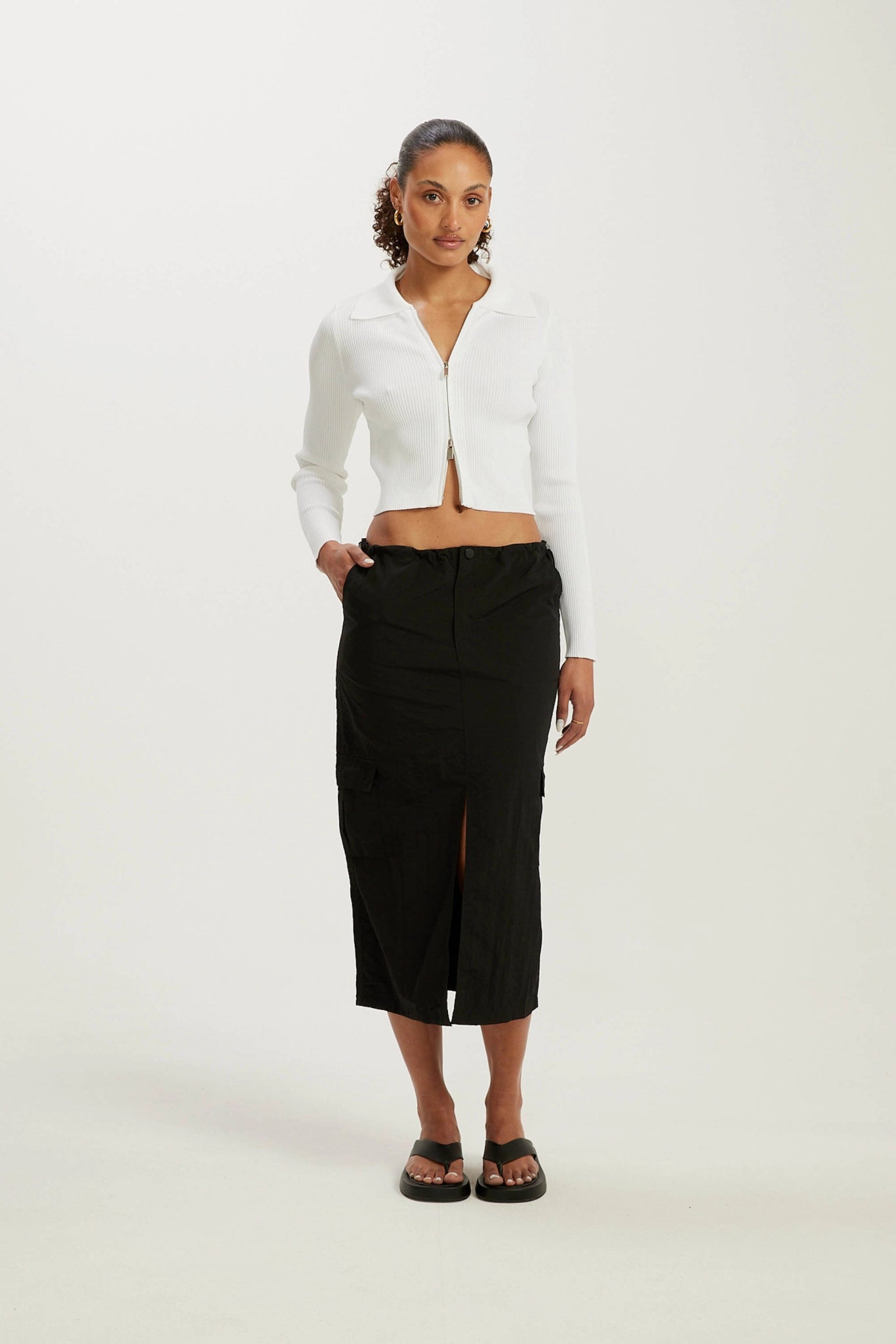 Sunny Spray Midi Skirt - All Fenix