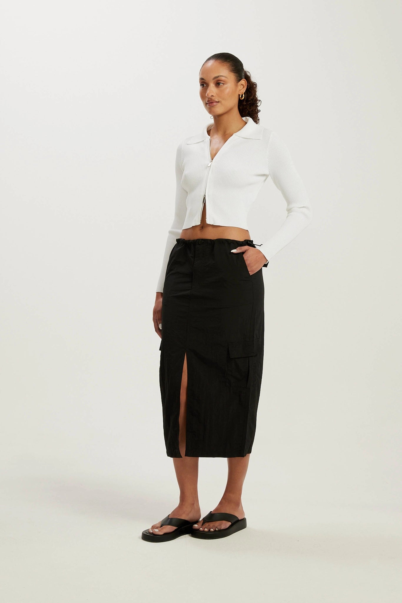 Sunny Spray Midi Skirt - All Fenix