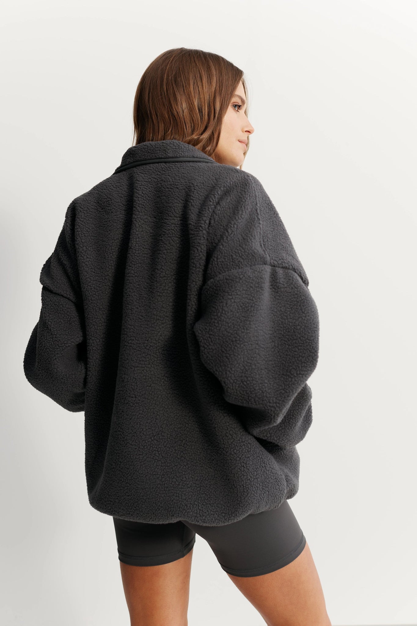 Teddy Full Snap Fleece Jacket - All Fenix