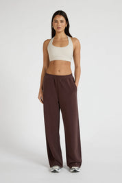 Soft Luxury Pin Tuck Wide Leg Track Pant