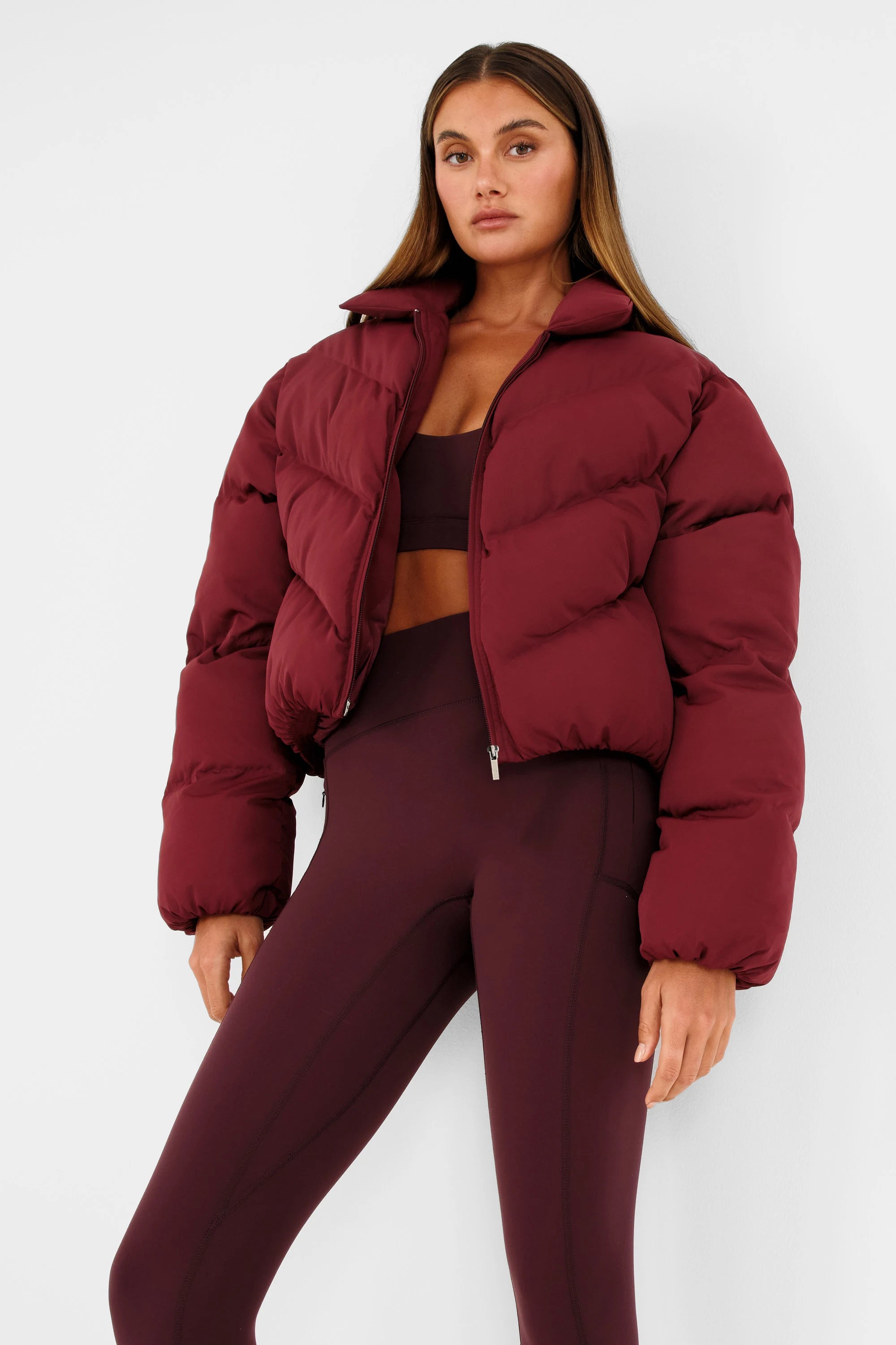 ALLFENIX Cropped Puffer Jacket