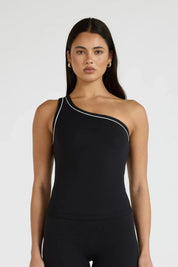 ALLFENIX CloudCore One Shoulder Contrast Piping Tank