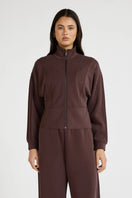 Soft Luxury Panel Full Zip Jacket - Espresso