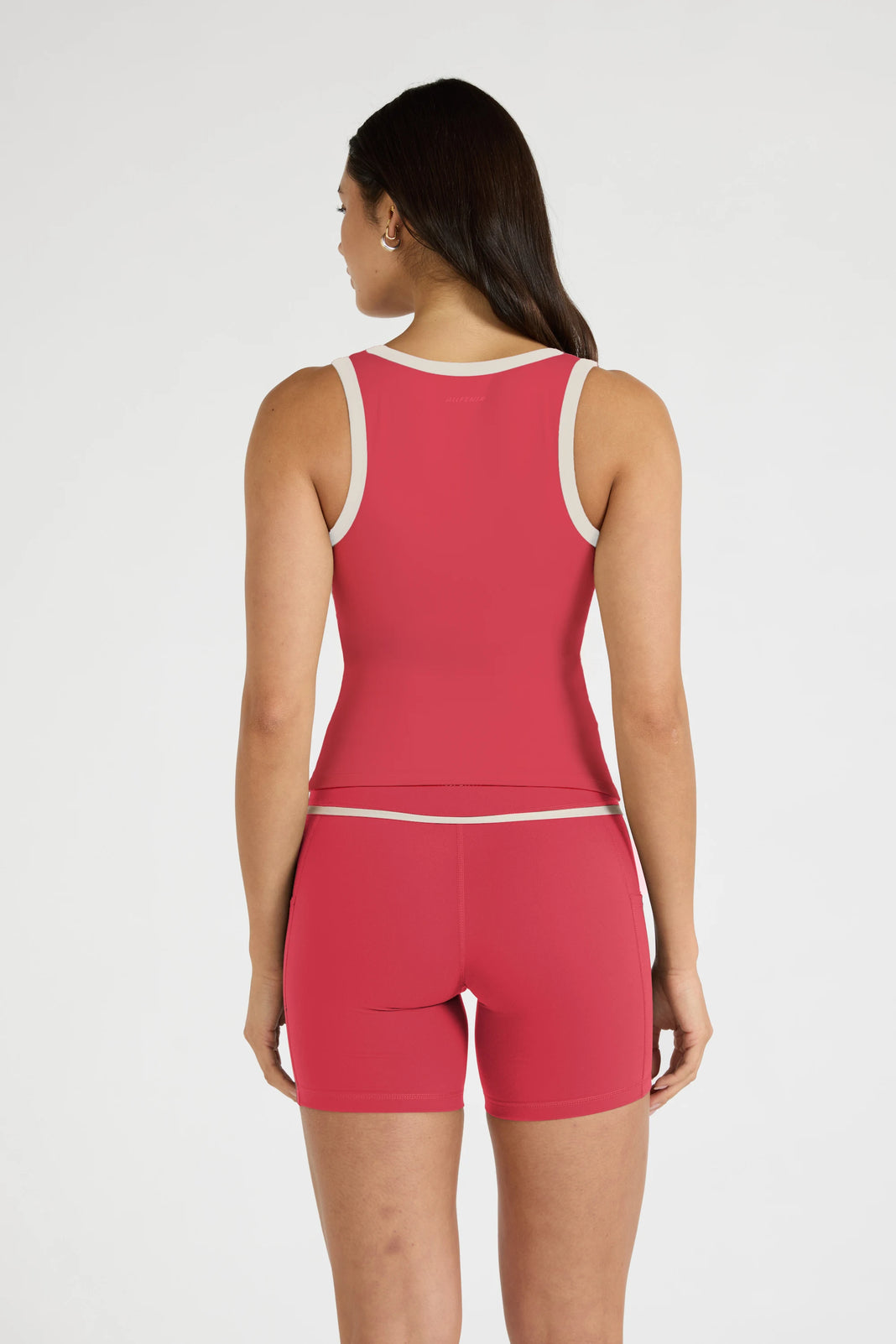 ALLFENIX CloudCore™ Contrast Bind Racer Tank - Berry