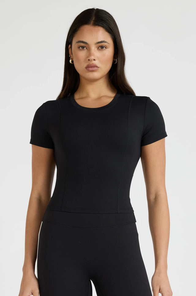 ALLFENIX CloudCore™ Lite Crop Tee - Black