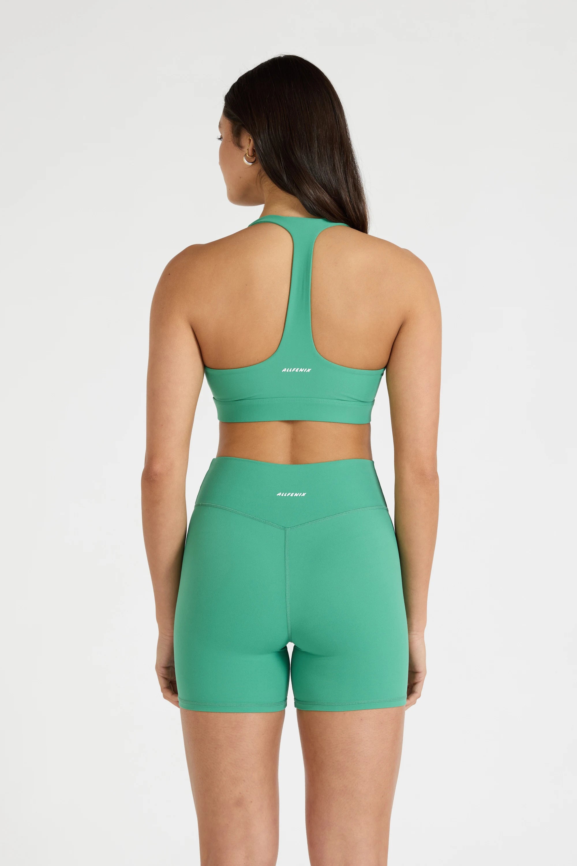 ALLFENIX CloudCore™ Deep V-Neck Sports Bra - Matcha