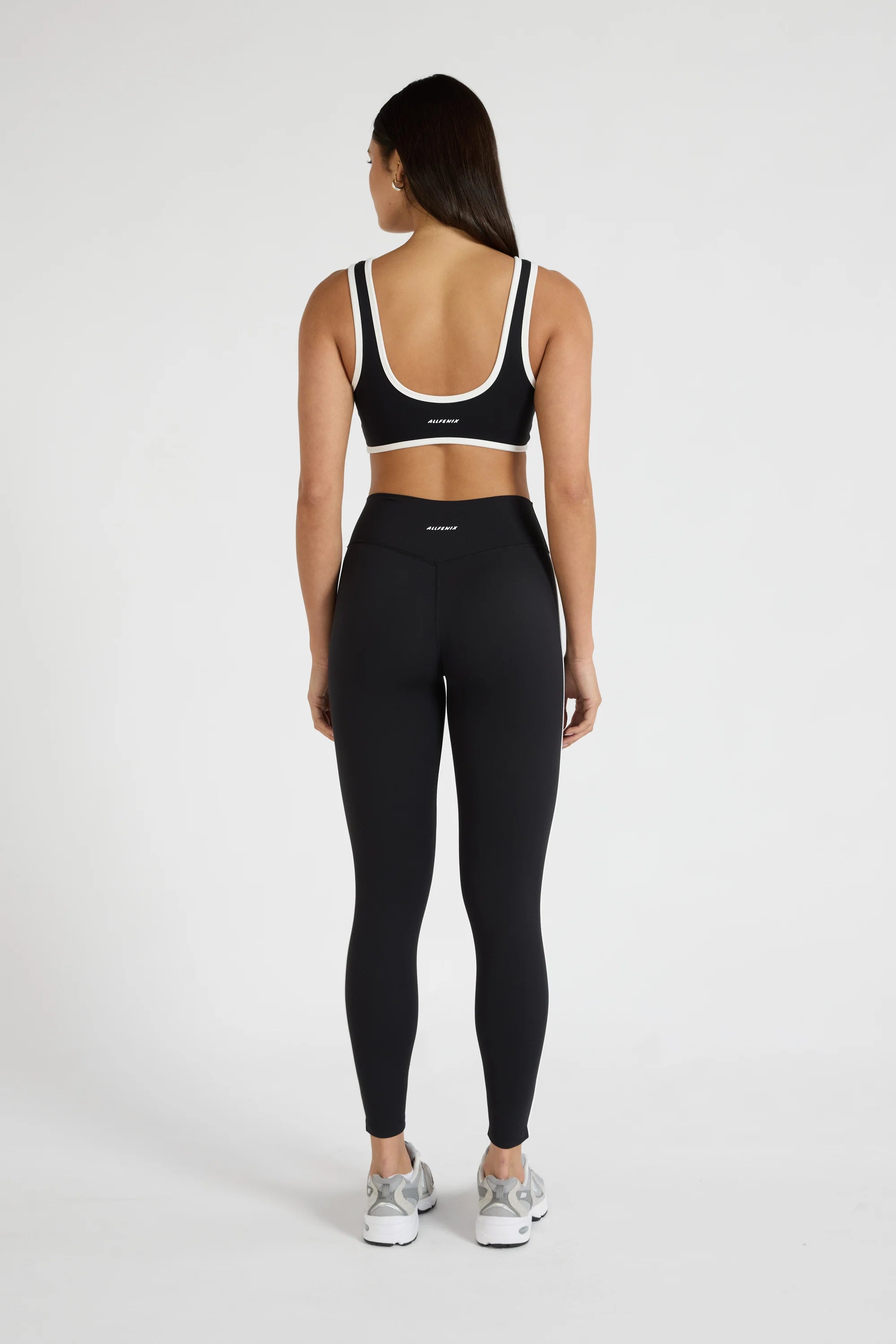 ALLFENIX CloudCore™ Contrast Stripe 7/8 Legging - Black