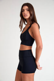 Eco Rib 4" Bike Shorts (Black) - All Fenix