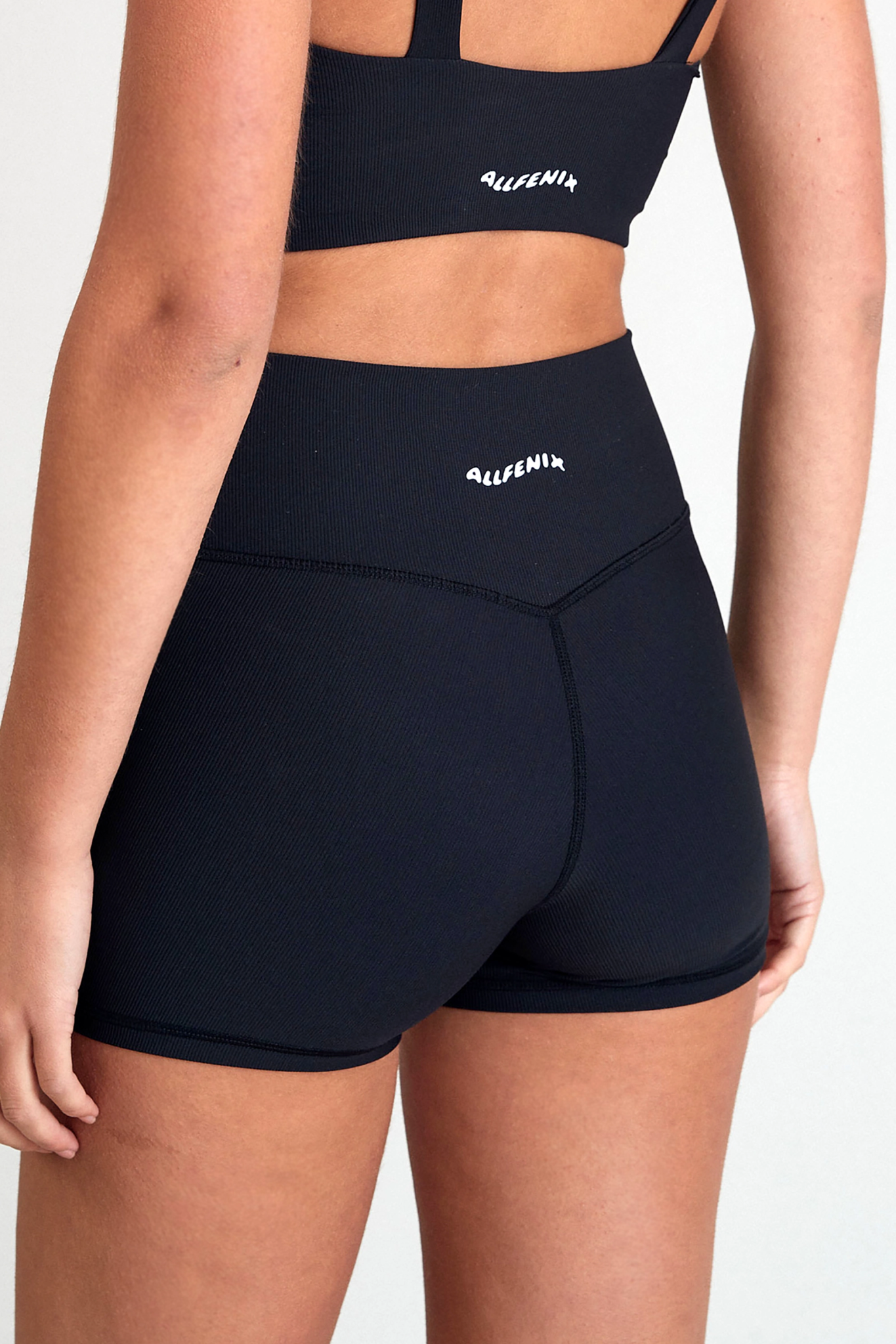 Eco Rib 4" Bike Shorts (Black) - All Fenix