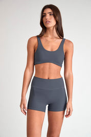 Eco Rib 4" Bike Shorts (Steel) - All Fenix