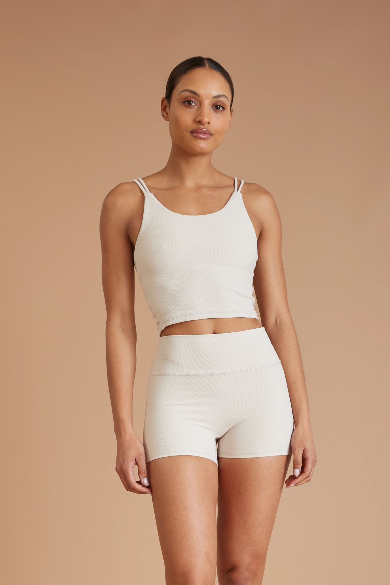 Eco Rib Strappy Crop (Stone) - All Fenix