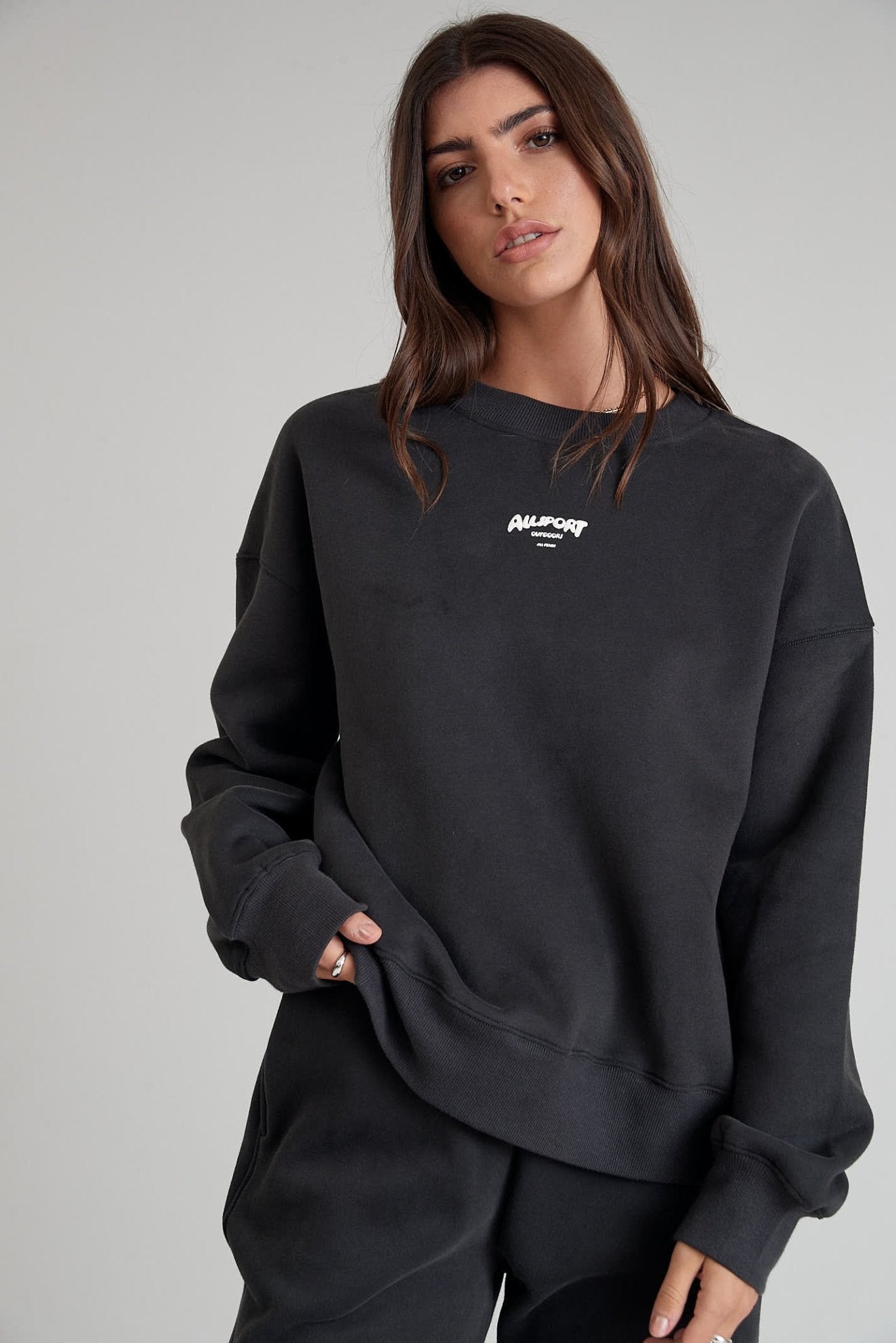 Outdoor Crew Sweater (Vintage Black) - All Fenix