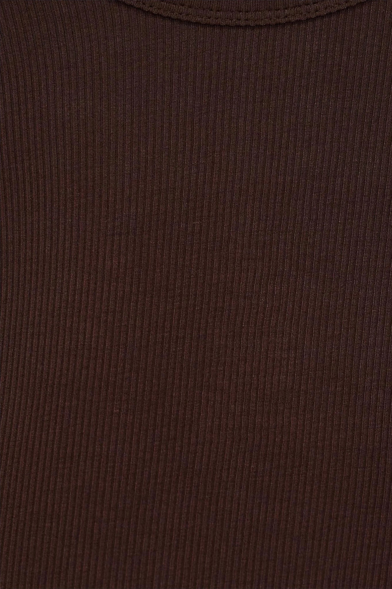 Rib Cotton Bodysuit (Chocolate) - All Fenix