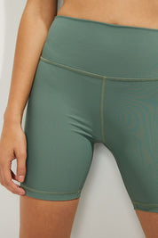 Ribbed Core (Green) Bike Short - All Fenix